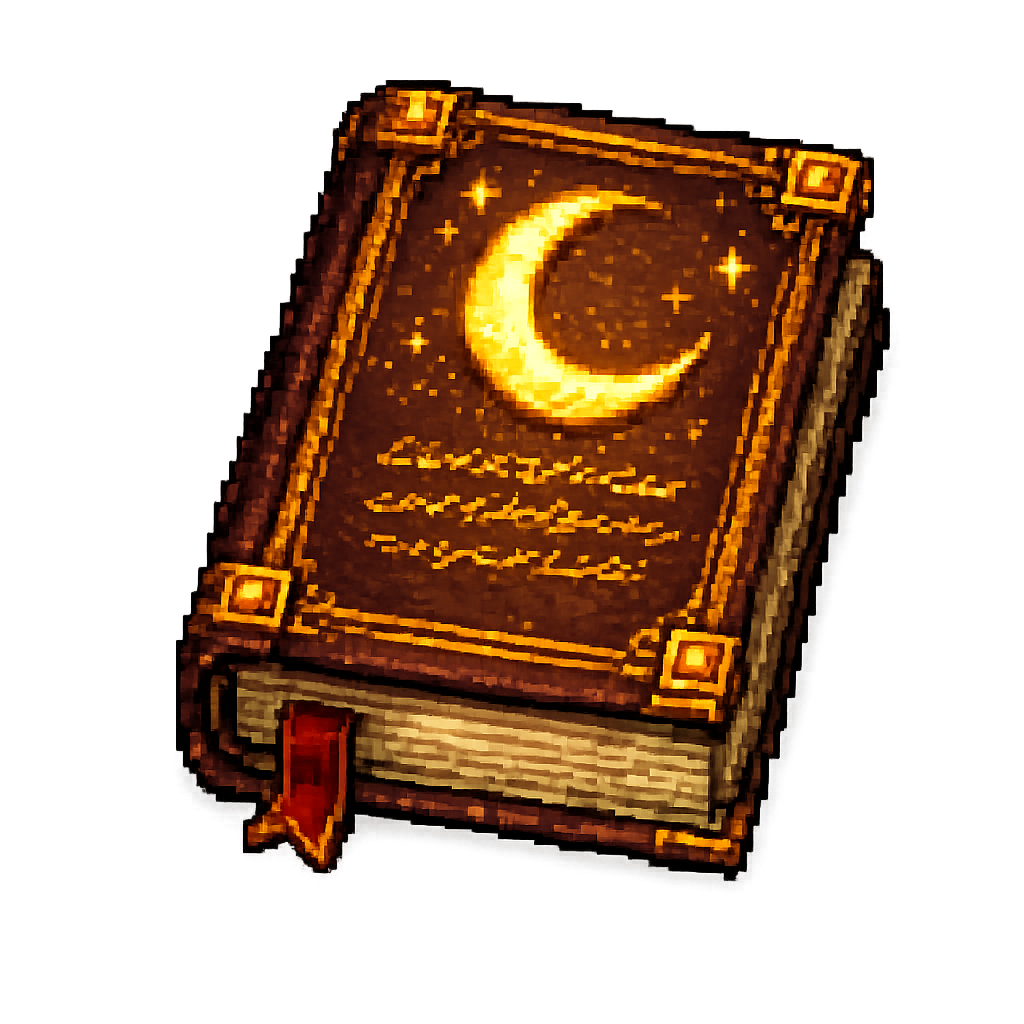 Moon-themed book for the lunar puzzle