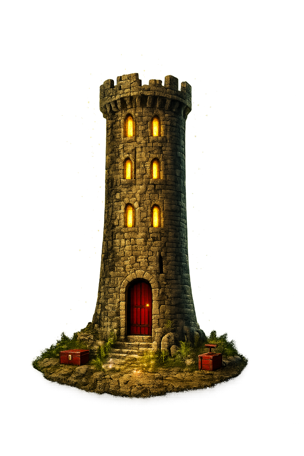 The Tower card art